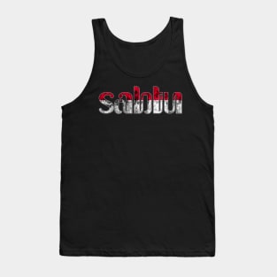 Saturday in Indonesian Language/Bahasa Indonesia Tank Top